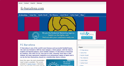 Desktop Screenshot of fc-barcelona.com